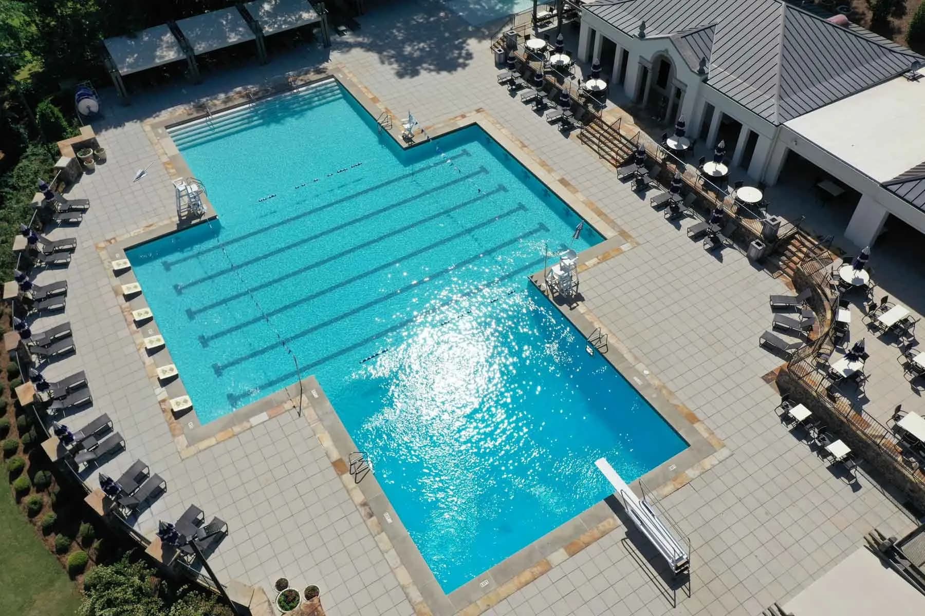 Commercial pool installation project